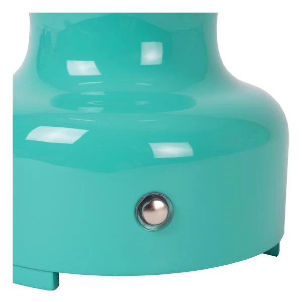 Lucide JASON - Rechargeable Table lamp - Battery - LED Dim. - 1x2W 3000K - 3 StepDim - Turquoise - detail 5